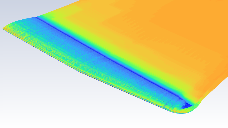 CFD render of novel geometry