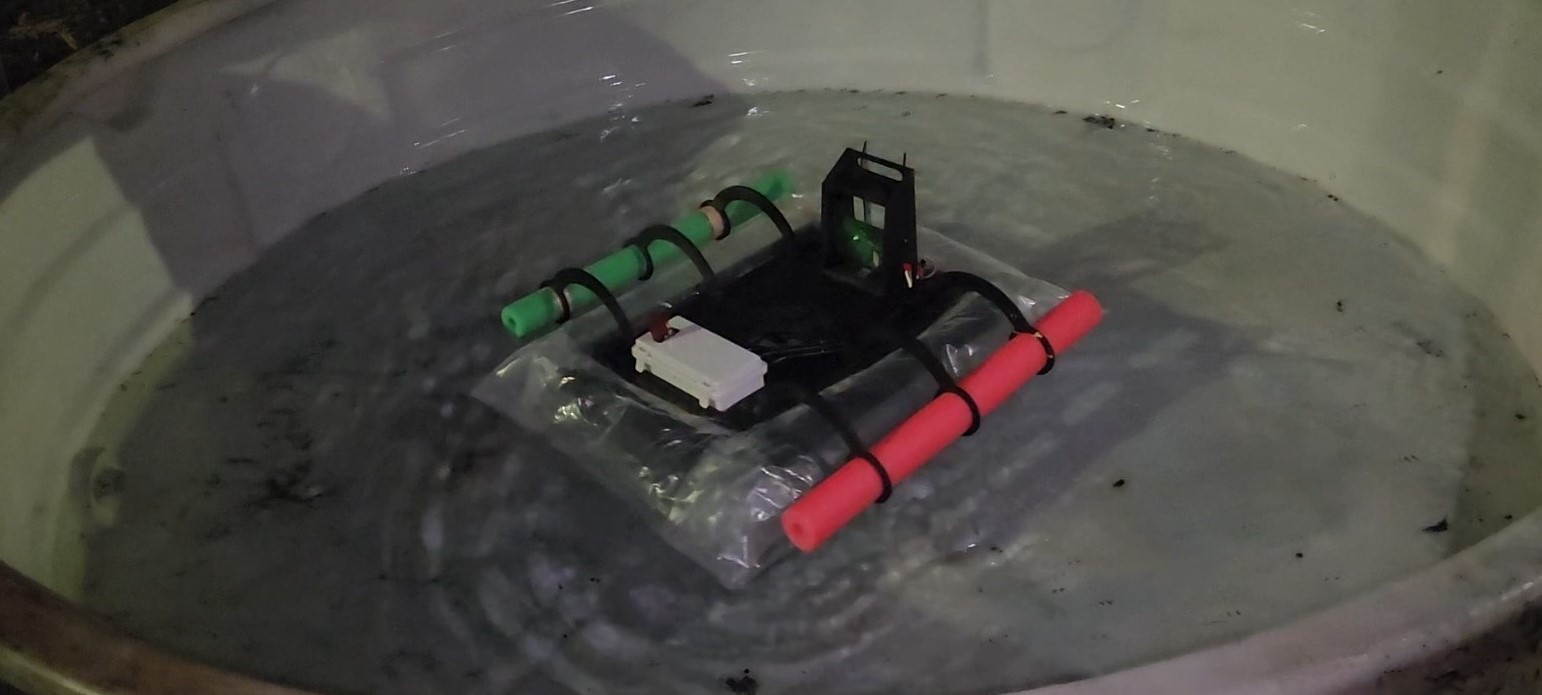 RC Hovercraft on water