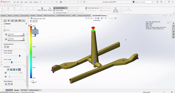 simulation of mold